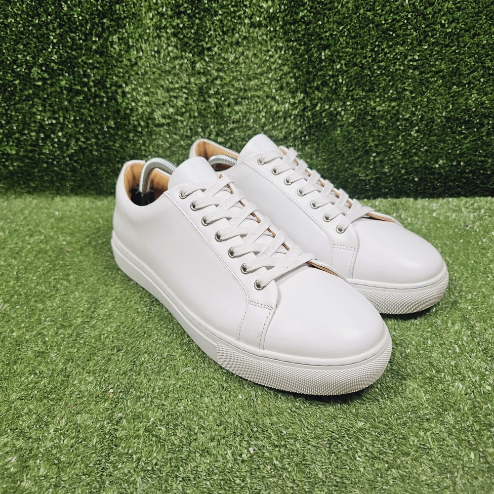 Thursday Boot Co Everyday Premier Low Triple White Leather Sneakers Mens Size 11
